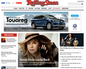 Stevie Nicks on Rolling Stone Cover